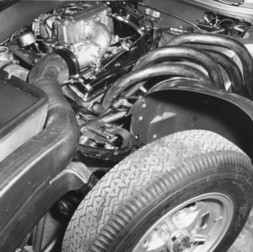 Chevrolet Corvette SS (1957) - Blick in den Motorraum