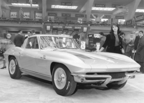 Chevrolet Corvette Sting Ray (1962) - die erste Präsentation in Europa am Salon Turin im Oktober 1962