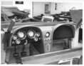 Chevrolet Corvette Sting Ray (1963) - Mockup des Instrumententrägers mit einem Tonmodell