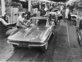 Chevrolet Corvette Sting Ray (1963) - Schlussinspektion im Werk vor der Übergabe an den Kunden