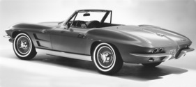 Chevrolet Corvette Sting Ray (1963) - das 63-er-Cabrio von schräg hinten