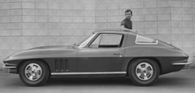 Chevrolet Corvette Sting Ray Sport Coupe (1966) - Silhouette der 66er Corvette