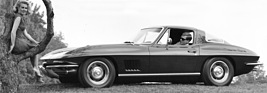 Chevrolet Corvette Sting Ray Sport Coupe (1967) - auf einem zeitgenössischen Werbefoto