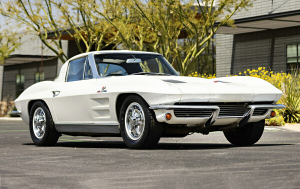 Chevrolet Corvette Z06 Split-Window Coupe (1963) wird als Lot 033 versteigert an der Gooding "Geared Online May" Auktion vom 3. bis 7. Mai 2021