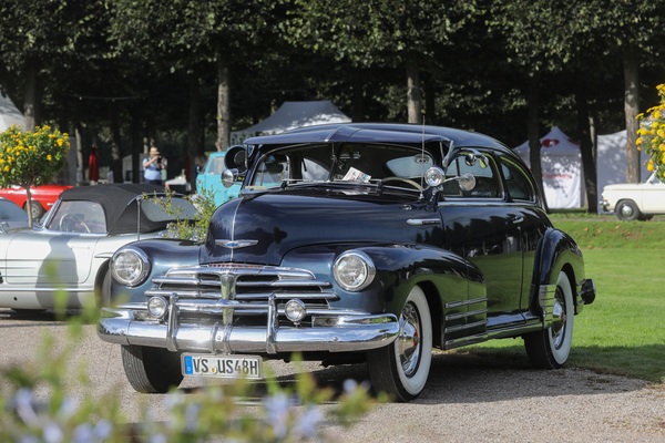 Chevrolet Fleetline Aerosedan (1948) - mit Reihen-Sechszylinder und 90 PS - 19. ASC Classic-Gala Schwetzingen 2023