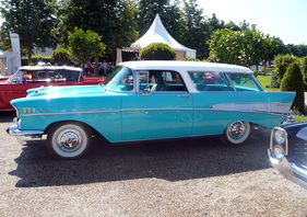 Chevrolet Nomad (1957) - hardly ever exported US sports wagon - Retro Classics meets Baroque Ludwisburg 2015
