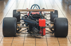 Chevron B18 F2 (1971) - Filigranes Fahrwerk
