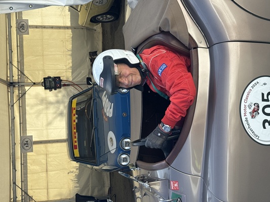 Bild: Christian Jenny in seinem Jaguar XK120 ex Scherrer - 11. Lenzerheide Motor Classics 2024