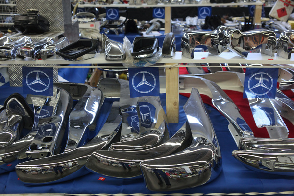 Chromteile für Mercedes-Benz - Techno Classica 2015