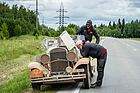 Chrysler 70 (1930) - ein defekter Alternator stoppt die Fahrt - Rallye Peking-Paris 2016