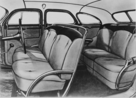 Chrysler Airflow (1934) - Blick ins elegante Interieur der Achtzylindervariante