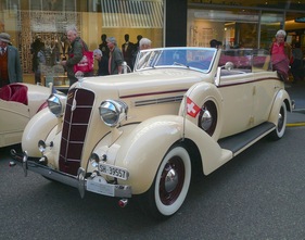 Chrysler Plymouth Convertible (1935) - am RAID Concours d'Elégance in Basel am 27. August 2014