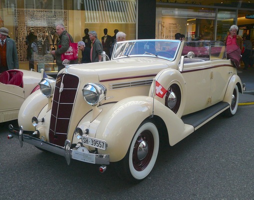 Chrysler Plymouth Convertible (1935) - am RAID Concours d'Elégance in Basel am 27. August 2014