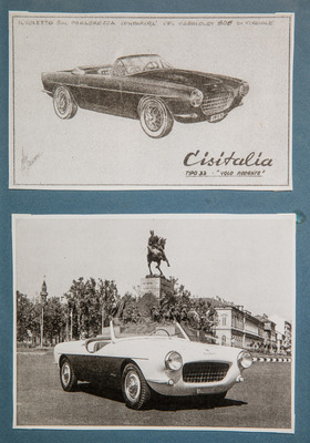 Cisitalia 33 DF Volo Radente (1953) - als Cabriolet, als Entwurf und fertig
