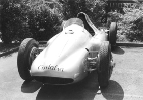 Cisitalia 360 (1947) - in seiner ganzen Pracht - Bild um 1970 aufgenommen