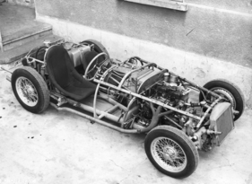 Cisitalia Abarth 204 (1950) - das Chassis, das zum Typ 205 mutierte