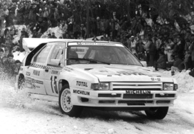 Citroën BX - Andruet auf Citroën BX bei der Rallye Monte Carlo 1986