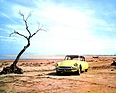 Citroën DS 19 (1959) - Beach scene from a sales brochure