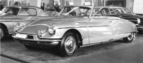 Citroën DS 19 Le Caddy (1962) - die noch seltenere Chapron-Version des Cabriolets auf dem Genfer Automobilsalon 1962