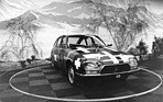 Citroën GS am Genfer Automobilsalon 1972 - mit den Flaggen wird die internationale Abhängigkeit der Autoindustrie manifestiert