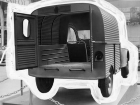 Citroen 2 CV (1950) - die Kasten-Ente, auch "Camionnette" genannt, wurde auf dem Pariser Autosalon von 1950 vorgestellt
