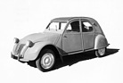 Citroen 2 CV (1956) - die Modellvariante "AZ", bereits mit Glanzlackierung