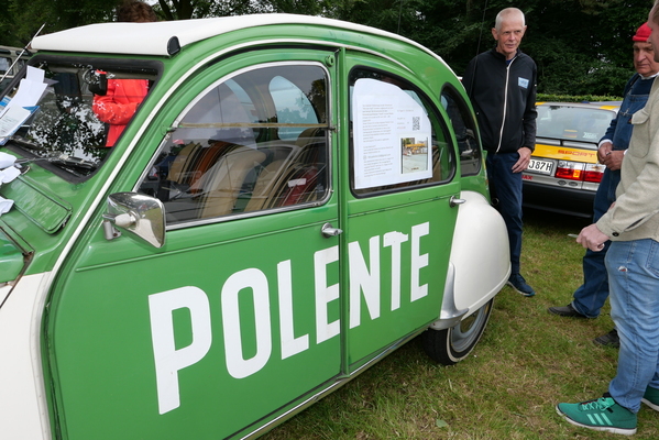 Citroën 2 CV (1987) – Fahrzeug aus der Fernsehserie "Hals über Kopf", in einer art E-Mail-Versteigerung zu verkaufen – Bockhorner Oldtimermarkt 2024
