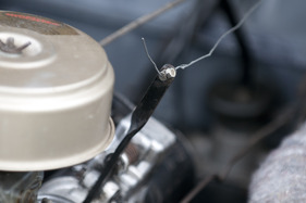 Citroën 2 CV AZL (1958) - Anlasser-Übertragung