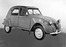 Citroën 2 CV - mässige Motorleistung, viel Platz - Genfer Autosmobilsalon 1959
