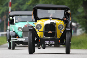 Citroën 5 CV Torpedo (1922) - der Corso der Freunde alten Blechs aller Marken Brugg (FABAM) am GP Brugger Schachen 2015