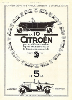 Citroën 5 HP (1922) - in der Werbung