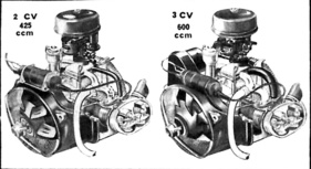 Citroën Ami 6 (1961) - aus Klein mach Gross - der Motor des 2 CV wuchs um knapp 200 ccm und erhielt einen grösseren Vergaser