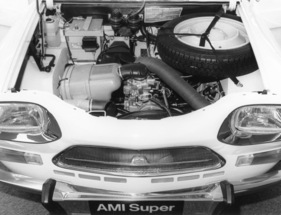 Citroën Ami Super (1973) - der 1-Liter-Motor aus dem GS sorgt im leichten Ami für temperamentvolle Fahrleistungen - am Genfer Automobilsalon von 1973