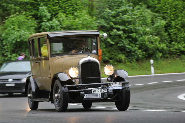 Image: Citroën B14G (1927) - Vintage car in Obwalden O-iO 2017 - Drive from Sarnen to Brienz