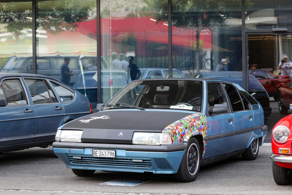 Citroën BX (1990) - mit mattschwarzer Motorhaube - Old Wheels Biel-Bienne 2025