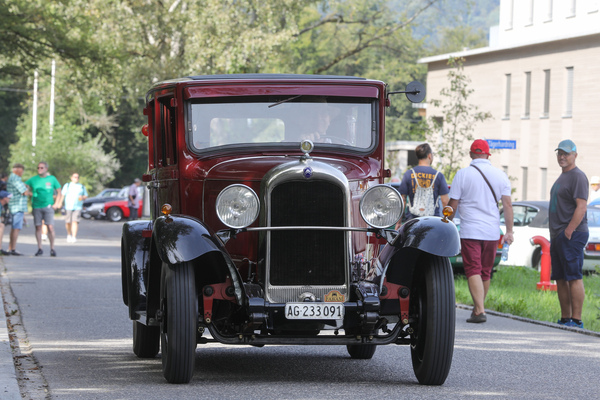 Citroën C4 (1928) - Vorkriegslimousine bei der Abfahrt - 6. Lägern Classic 2023