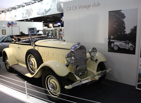Citroën C6 Cabriolet (1931) - auf dem Stand des C4/C6-Clubs (Rétromobile 2013)