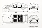 Citroen CX (1975) – Abmessungen