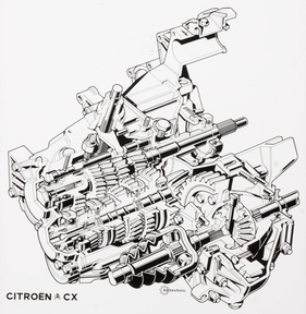 Citroen CX (1975) – Automatikgetriebe