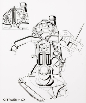 Citroen CX (1975) – Brennraum