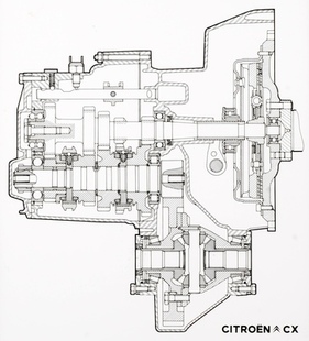 Citroen CX (1975) – Schaltgetriebe