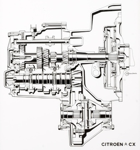 Citroen CX (1975) – Schaltgetriebe