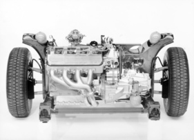 Citroen CX (1975) – Vorderachse mit Abgaskrümmer