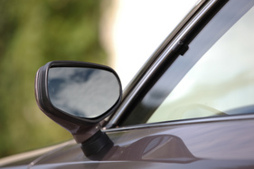 Citroën CX 25 GTi (1987) - formschöne Aussenspiegel, die Lieblinge der Kleinserien-Sportwagen-Hersteller jener Zeit