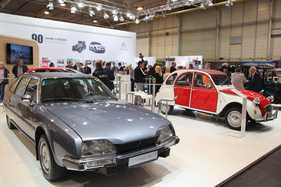 Citroën CX Prestige (1986) - mit verlängerten Fondtüren und Vinyldach - auf dem Citroën-Stand (Techno Classica 2017)