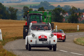 Citroën Charleston 600 (1970) an der RAID Suisse-Paris 2016
