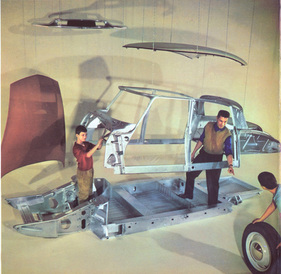 Citroën DS 19 (1962) - Karosseriestruktur und -elemente (1962)
