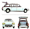 Citroën DS 21 (1968) - Break hiess dieser Kombi - Illustration aus dem Verkaufsprospekt