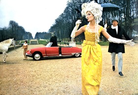 Citroën DS 21 Décapotable (1962) - für den Kostümball - aus einem seltenen Verkaufsprospekt Citroën DS 21 Décapotable (1962) - für den Kostümball - aus einem seltenen Verkaufsprospekt