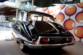 Citroën DS 21 M Prestige (1969) – Heck – Sonderausstellung "Citroën DS – An Icon Turns 70" Autoworld Brüssel (1969)